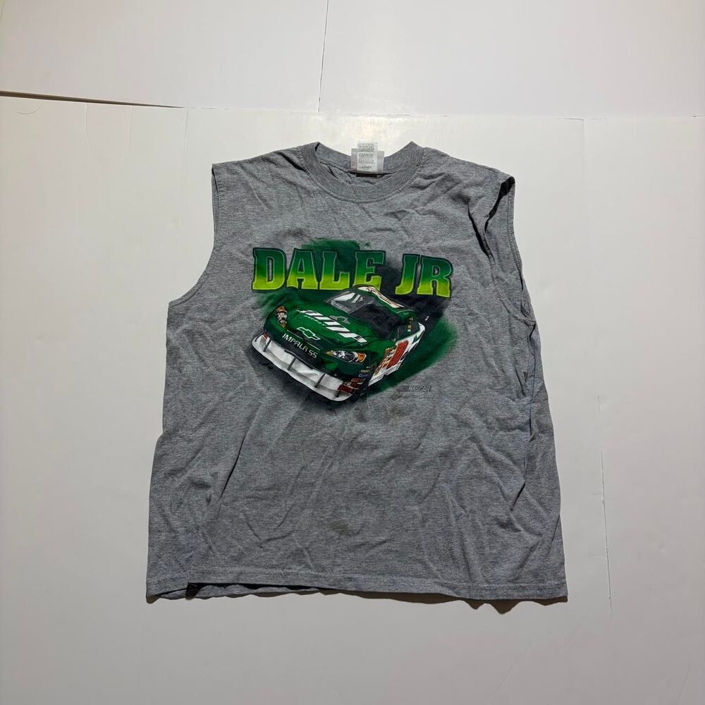 Nascar Men's Grey and Green Vest